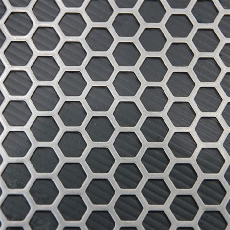 hexagon perforated sheet metal|perforated sheet material.